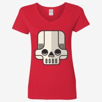 Ladies' Heavy Cotton™ V-Neck T-Shirt Thumbnail