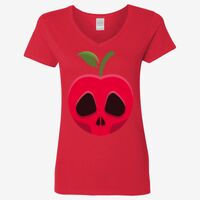 Ladies' Heavy Cotton™ V-Neck T-Shirt Thumbnail