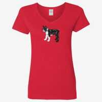 Ladies' Heavy Cotton™ V-Neck T-Shirt Thumbnail