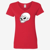 Ladies' Heavy Cotton™ V-Neck T-Shirt Thumbnail