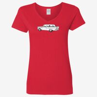 Ladies' Heavy Cotton™ V-Neck T-Shirt Thumbnail