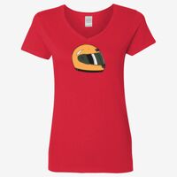 Ladies' Heavy Cotton™ V-Neck T-Shirt Thumbnail