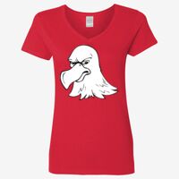 Ladies' Heavy Cotton™ V-Neck T-Shirt Thumbnail