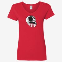 Ladies' Heavy Cotton™ V-Neck T-Shirt Thumbnail