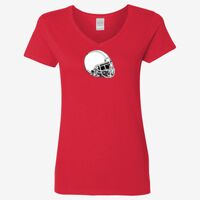 Ladies' Heavy Cotton™ V-Neck T-Shirt Thumbnail