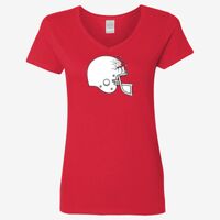 Ladies' Heavy Cotton™ V-Neck T-Shirt Thumbnail