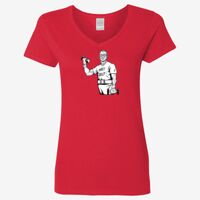 Ladies' Heavy Cotton™ V-Neck T-Shirt Thumbnail