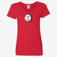 Ladies' Heavy Cotton™ V-Neck T-Shirt Thumbnail